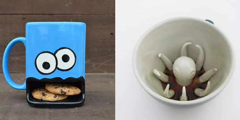 Stick ut med hjälp av kaffemuggen