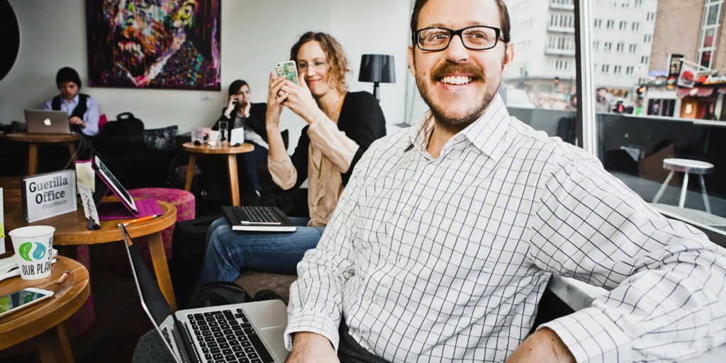 Spirande kreativitet på gerillakontor
