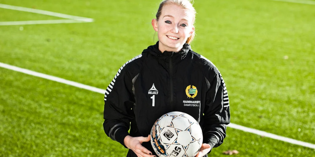 Hennes ingenjörshjärta hamrar för Hammarby