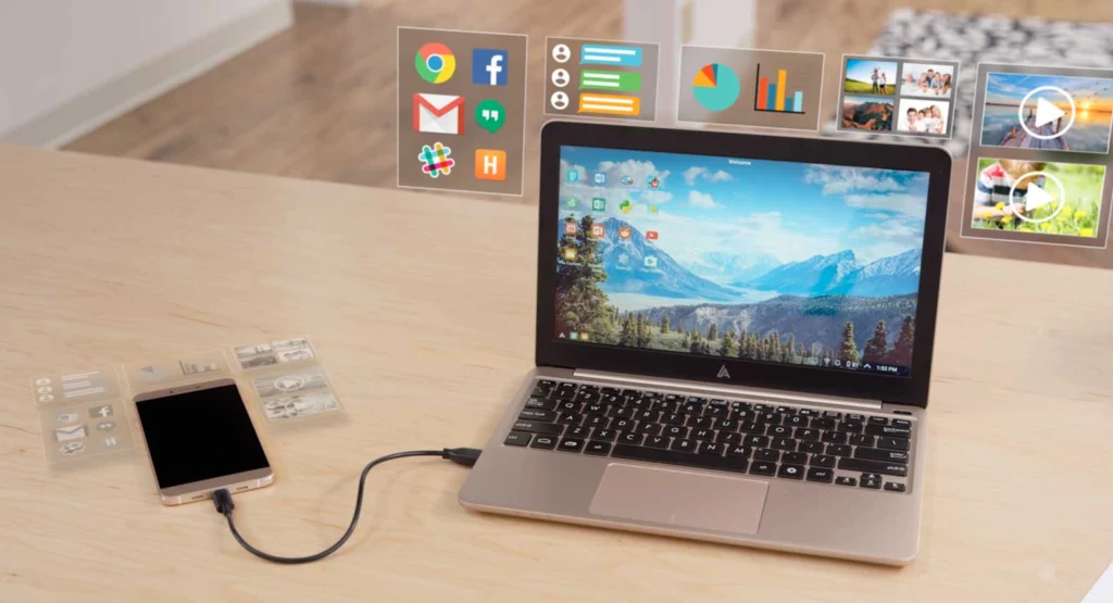 Kickstarterprojektet som förvandlar din smartphone till en laptop