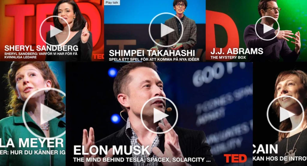 6 TED Talks att inspireras av