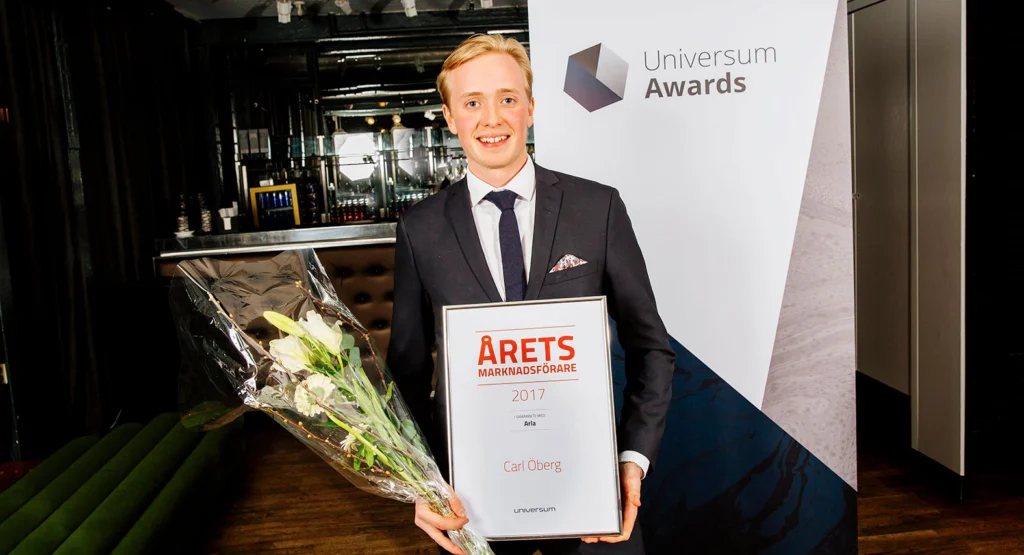 Årets Student 2017: Carl Öberg blev Årets Marknadsförare