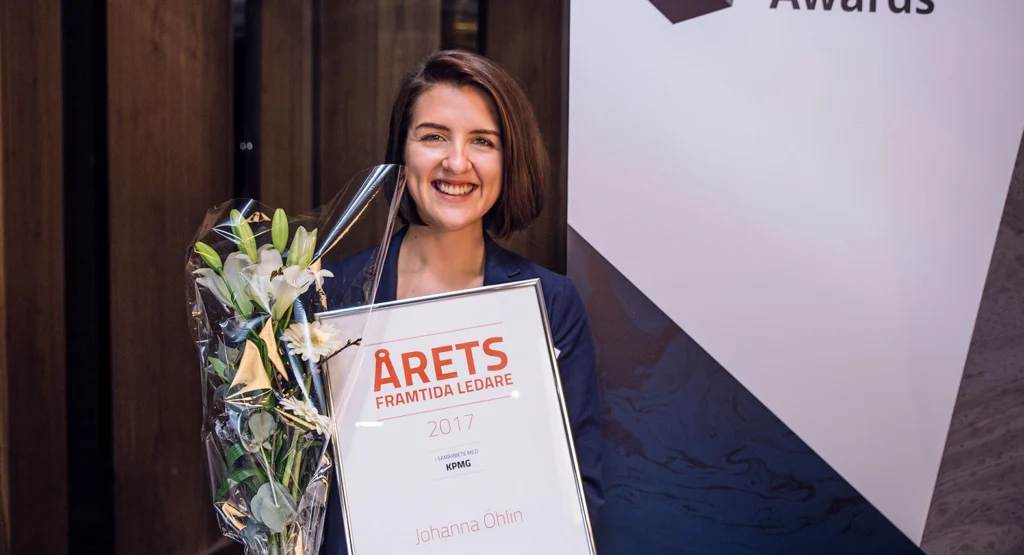 Årets Student 2017: Johanna Öhlin blev Årets Framtida Ledare
