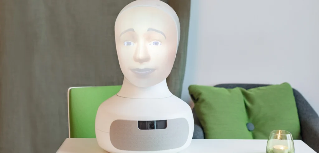 AI-robot håller anställningsintervjuer på TNG