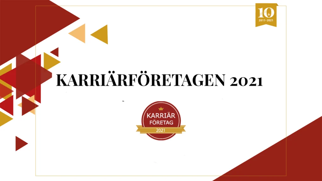 Nu har Karriärföretagens 2021 lista släppts!
