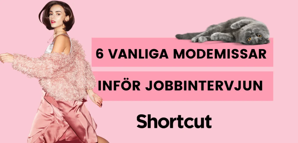 6 vanliga modemissar inför jobbintervjun