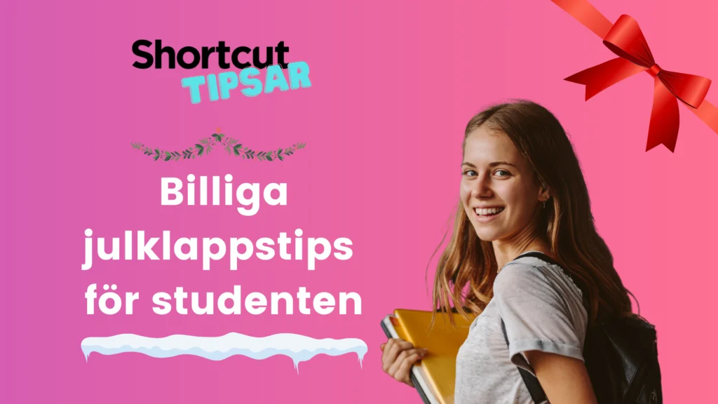 Billiga julklappstips för studenten