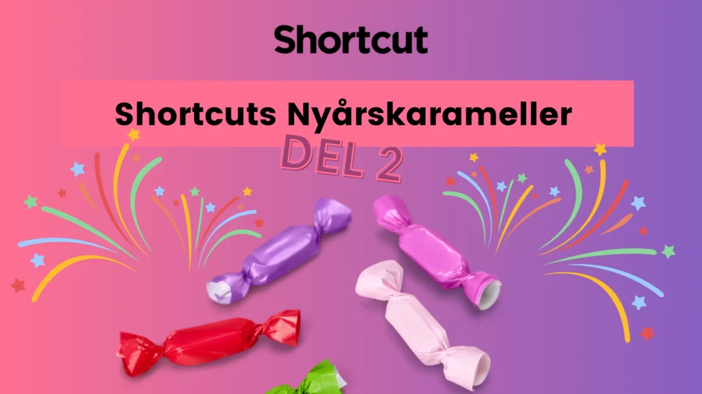 Shortcuts Nyårskarameller – Del 2